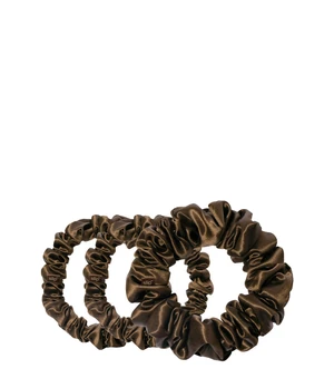 Slip Pure Silk Back To Basics Assorted Scrunchies Dark Brown Haargummi · 3 Stk