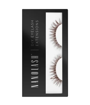 NANOLASH DIY Eyelash Extensions CHARM - Brown Wimpern · 1 Stk