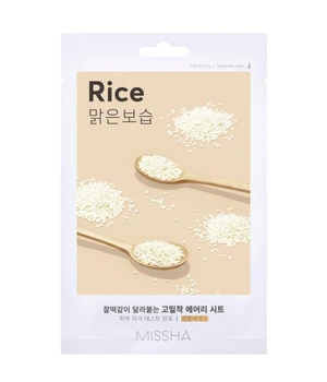 MISSHA Airy Fit Sheet Mask Rice Tuchmaske · 19 ml