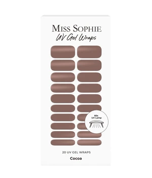 Miss Sophie UV Gel Wraps Cocoa Nagelfolie · 20 Stk · Hellbraun