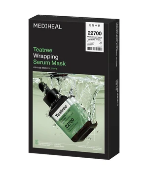 MEDIHEAL Teatree Wrapping Serum Mask Calming Hydra Tuchmaske · 10 Stk