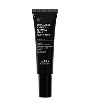 ALLIES OF SKIN 0.1% Retinal & Peptides Advanced Repair Night Cream Nachtcreme · 48 ml