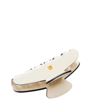Balmain Hair Couture Cellulose Acetate Pince à cheveux Large White/Black Haarspangen · 1 Stk