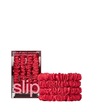 Slip Pure Silk Skinny Scrunchies Red Haargummi · 4 Stk