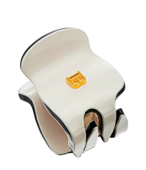 Balmain Hair Couture Cellulose Acetate Pince à cheveux Extra Small White/Black Haarspangen · 1 Stk