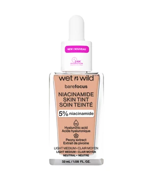wet n wild Bare Focus Niacinamide Skin Tint Flüssige Foundation · 32 ml · Nude
