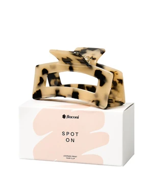 flaconi Collection Leo-Print Haarklammer aus Acetat Haarspangen · 1 Stk