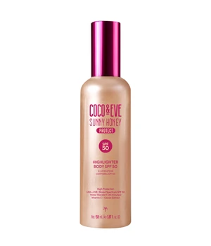 Coco & Eve Sunny Honey Protect Highlighter Body SPF 50 Sonnenöl · 150 ml