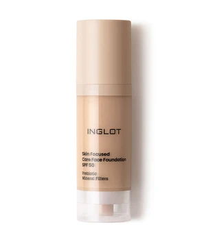 INGLOT Skin Focused Care Face Foundation SPF50+ Flüssige Foundation · 30 ml · Rosa