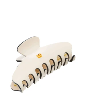 Balmain Hair Couture Cellulose Acetate Pince à cheveux Medium White/Black Haarspangen · 1 Stk