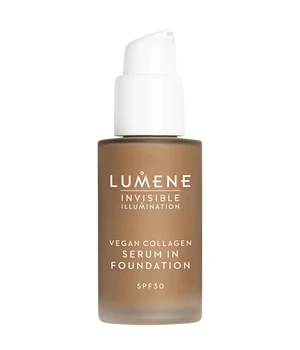 Lumene Invisible Illumination Vegan Collagen Serum in Foundation SPF30 Flüssige Foundation · 30 ml · Hellbraun
