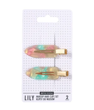 Sister Young LILY PINK GREEN Haarspangen · 2 Stk