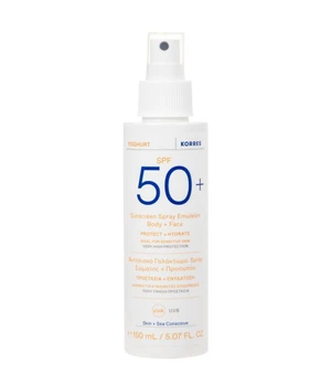 KORRES Yoghurt Sonnenspray-Emulsion für Gesicht & Körper SPF50+ Sonnenmilch · 150 ml