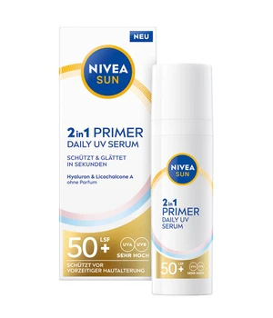 NIVEA SUN UV Gesicht 2in1 Primer LSF 50+ Gesichtsserum · 30 ml