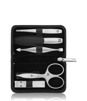 Zwilling Maniküre Set 5tlg. mit Kompakt-Nagelknipser Leder, in Schwarz Maniküre-Set · 1 Stk