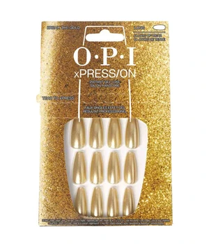 OPI xPRESS/ON Break the Gold Kunstnägel · 1 Stk · Nude