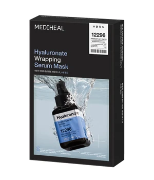 MEDIHEAL Hyaluronate Wrapping Serum Mask Hydrate Dewy Tuchmaske · 10 Stk