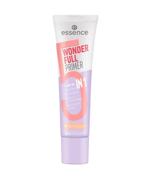 essence WONDER FULL PRIMER 5 in 1 Primer · 30 ml · Hellbraun