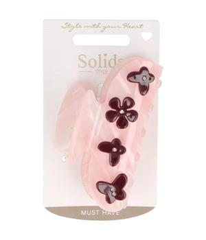 Solida Haarklammer Acryl Applikationen Haarspangen · 21 g