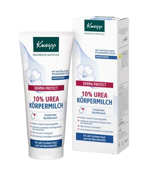 Kneipp DERMA PROTECT 10% UREA Körpermilch parfümfrei - für sehr trockene Haut, auch bei Neurodermitis Body Milk · 200 ml