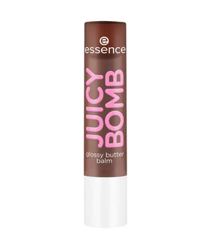 essence JUICY BOMB glossy butter balm Lippenbalsam · 2.5 g · Braun
