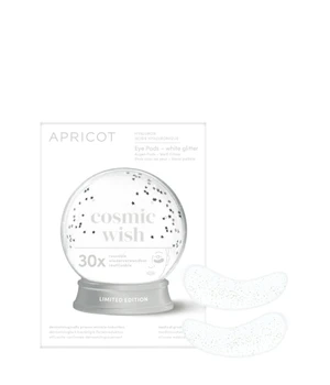 APRICOT Wiederverwendbare Augenpad mit Hyaluron - White Glitter Augenpads · 2 Stk