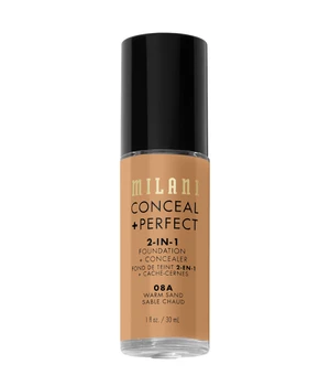 Milani Cosmetic Conceal + Perfect 2-In-1 Fondation + Concealer Flüssige Foundation · 30 ml · Hellbraun
