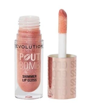 REVOLUTION Pout Bomb Shimmer Gloss Lipgloss · 5 ml · Nude