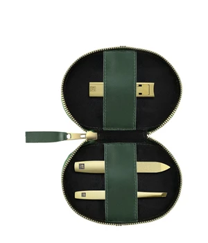 Zwilling Maniküre Pediküre Set 3tlg. mit Kompakt-Nagelknipser, vegan, grün Nagelpflegeset · 1 Stk