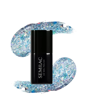 Semilac UV Nagellack Gel Nagellack · 7 ml · Grau