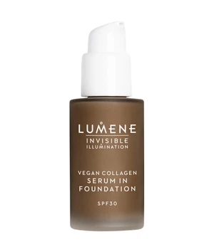 Lumene Invisible Illumination Vegan Collagen Serum in Foundation SPF30 Flüssige Foundation · 30 ml · Braun