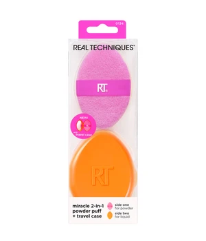 Real Techniques Miracle Powder Puff + Case Make-Up Schwamm · 1 Stk