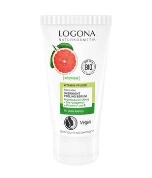 Logona Nourish klärendes Overnight Peeling Serum Gesichtspeeling · 50 ml