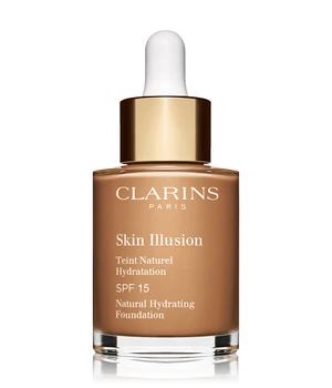 CLARINS Skin Illusion Natural Hydrating SPF 15 Flüssige Foundation · 30 ml · Hellbraun