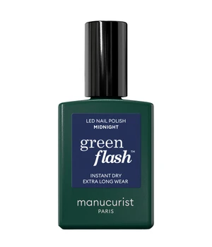 manucurist Green Flash Gel Nagellack · 15 ml · Schwarz
