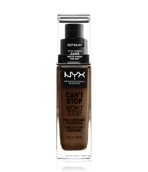 NYX Professional Makeup Can't Stop Won't Stop 24-Hour Foundation Flüssige Foundation · 30 ml · Dunkelrot