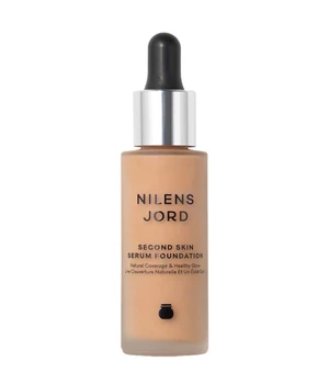 Nilens Jord Second Skin Serum Flüssige Foundation · 28 ml · Hellbraun