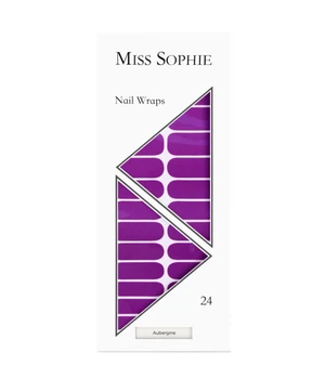 Miss Sophie UV Gel Wraps Aubergine Nagelfolie · 1 Stk
