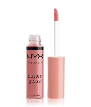 NYX Professional Makeup Butter Gloss Lipgloss · 8 ml · Hellbraun