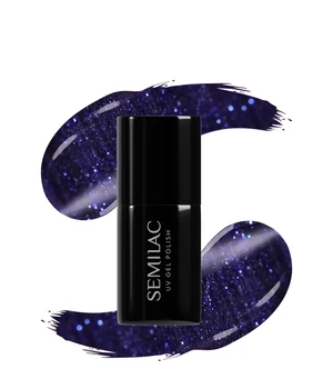 Semilac UV Nagellack Gel Nagellack · 7 ml · Schwarz