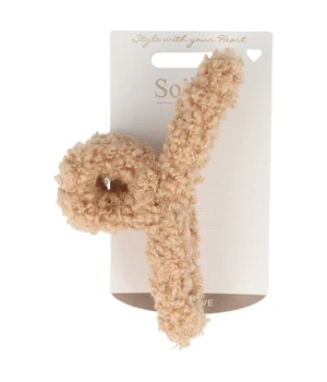 Solida Haarklammer Loop Form Teddy beige Haarspangen · 3.59 g