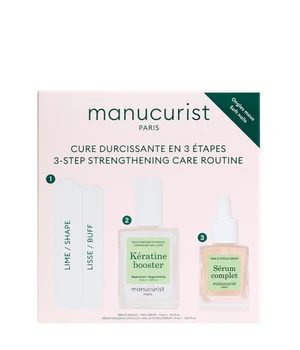manucurist Nail & Hand Care Harding Treatment: Keratine Booster + Serum Complete + Nail File + Buffer Nagelpflegeset · 1 Stk
