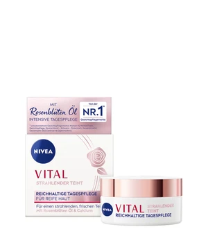 NIVEA VITAL Strahlender Teint Reichhaltige Tagespflege Tagescreme · 50 ml