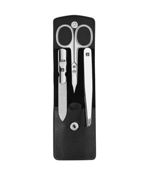 Zwilling Maniküre Pediküre Set 3tlg. mit Kombi-Nagelschere, Leder, schwarz Maniküre-Set · 1 Stk