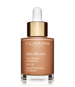 CLARINS Skin Illusion Natural Hydrating SPF 15 Flüssige Foundation · 30 ml · Hellbraun