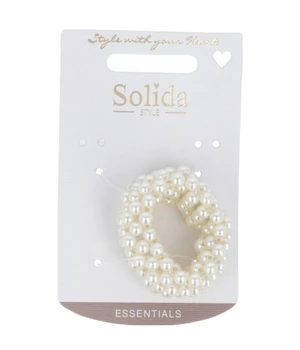Solida Haargummi Perle weiß Haargummi · 1 Stk