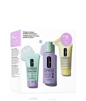 CLINIQUE All About Clean 3 Step Skin 2 Mini Kits Gesichtspflegeset · 1 Stk