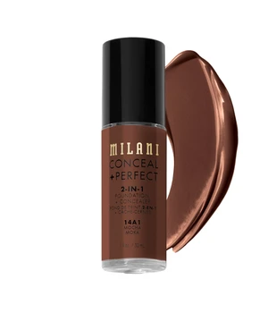 Milani Cosmetic Conceal + Perfect 2-In-1 Fondation + Concealer Flüssige Foundation · 30 ml · Braun