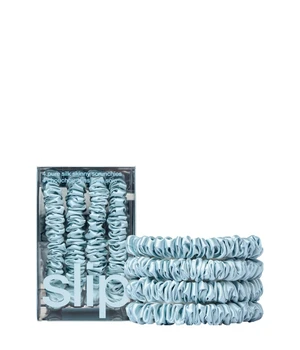 Slip Pure Silk Skinny Scrunchies Sky Blue Haargummi · 4 Stk