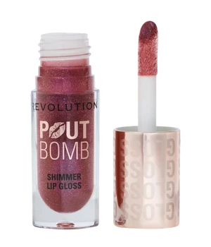 REVOLUTION Pout Bomb Shimmer Gloss Lipgloss · 5 ml · Braun